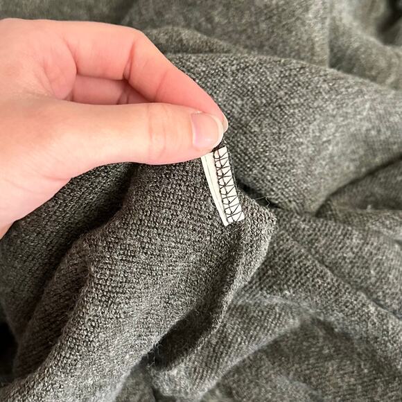 Altar’d State Green Mock Neck Asymmetrical Hem Sweater Women’s Size M Soft Knit - Picture 6 of 6